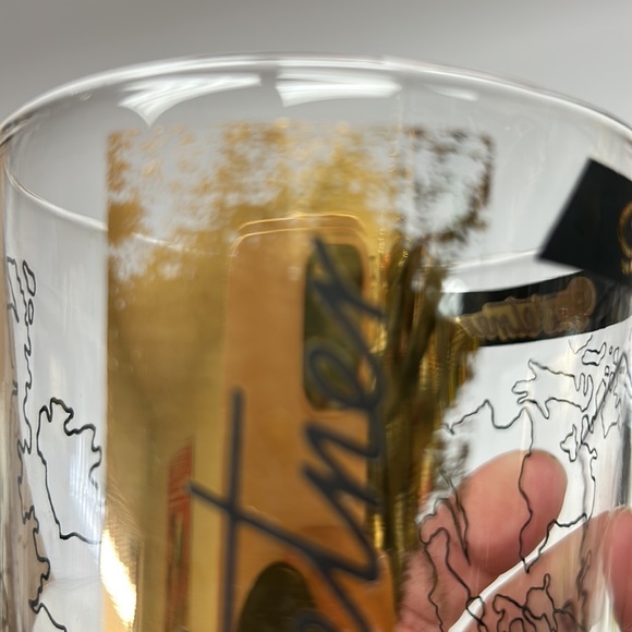 Mid Century Modern “Gestetner Company “ promotional set of 4 rock glasses - Picture 9 of 15